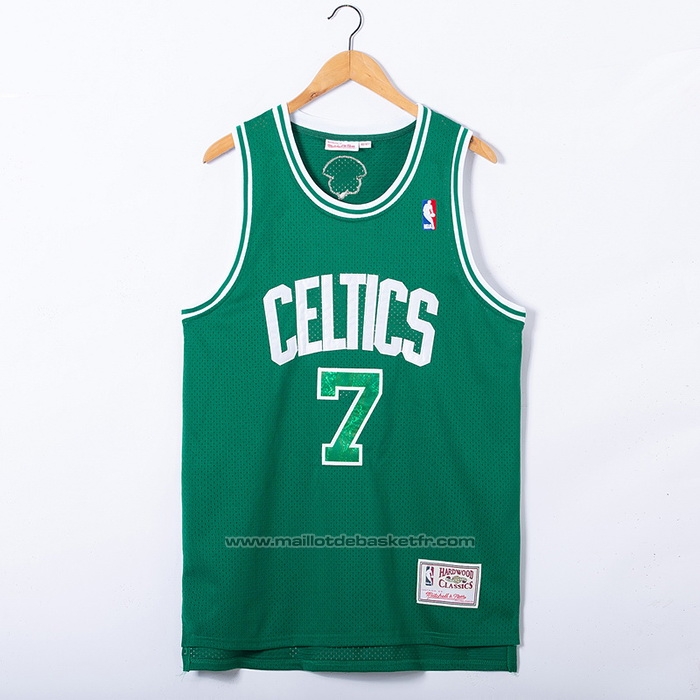 Maillot Boston Celtics Jaylen Brown #7 Snakeskin Hardwood Classics 2021 Vert